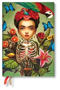 Paperblanks 2021 Frida MIDI 12-Month-Flexis