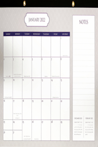2022 Classic Desk Calendar Pad (12-Month Calendar with Bonus Stickers)
