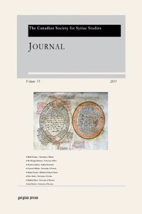 Journal of the Canadian Society for Syriac Studies 13