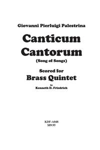 Canticum Cantorum - brass quintet score