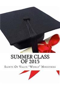 Summer Class of 2015
