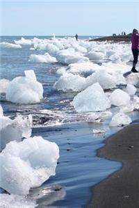 Brrrr, Ice on a Black Sand Beach in Iceland Travel Journal