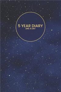 5 Year Diary Line a Day