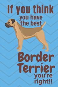 If you think you have the best Border Terrier you're right!!