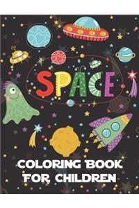 Space Coloring Book for Children