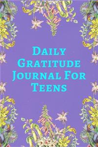 Daily Gratitude Journal For Teens