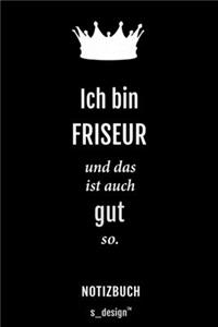 Notizbuch für Friseure / Friseur / Friseuse / Friseurin