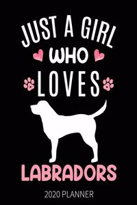 Just A Girl Who Loves Labradors 2020 Planner