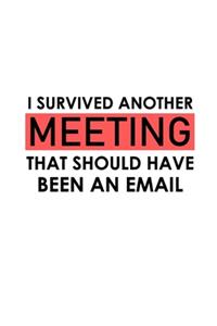 I Survived Another Meeting That Should Have Been An Email