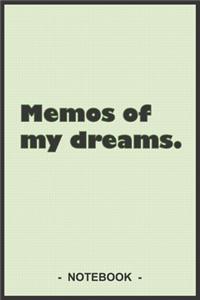 Memos of my dreams - To draw and note down your dreams memories, emotions and interpretations