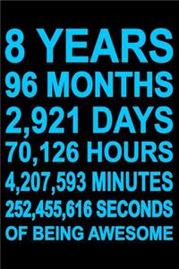 8 Years Of Being Awesome