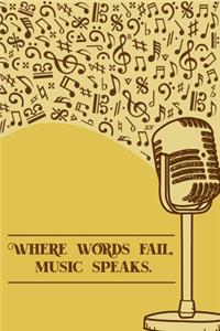 Where Words Fail Music Speaks