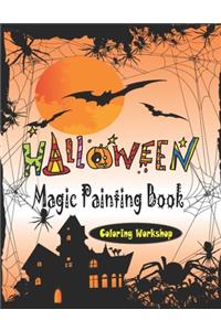 Halloween Magic Painting Book