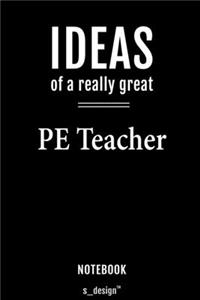 Notebook for PE Teachers / PE Teacher