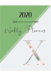 2020 Weekly Planner X