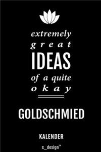 Kalender für Goldschmiede / Goldschmied / Goldschmiedin