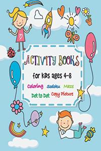 Activity books for kids ages 4-8