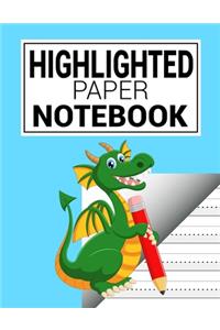 Highlighted Paper Notebook