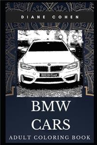 BMW Cars Adult Coloring Book