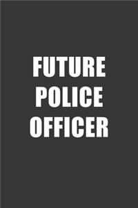 Future Police Officer Notebook