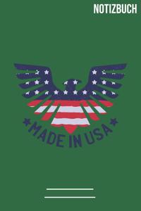 Notizbuch Liniert Made in USA