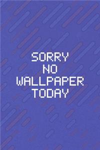 Sorry No Wallpaper Today