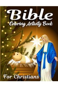Bible Coloring Activity Book for Christians