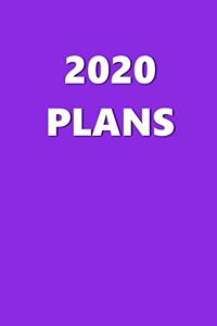2020 Daily Planner 2020 Plans Violet Color 384 Pages