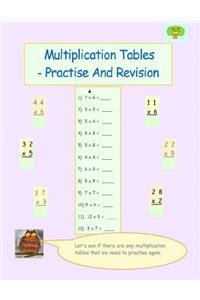 Multiplication Tables Practise And Revision