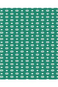 Classic Dots Diamonds Pattern Design School Composition Book 130 Pages