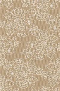 2019 Daily Planner Floral Lace Kraft Design Pattern 384 Pages