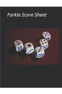 Farkle Score Sheet