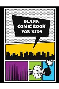 Blank Comic Book for Kids