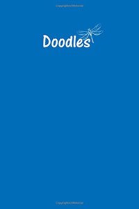 Doodles Journal - Great for Sketching, Doodling, Project Planning or Brainstorming: Medium Ruled, Soft Cover, 6 x 9 Journal, Cobalt Blue, 365 Pages