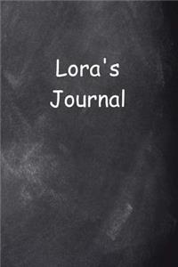 Lora Personalized Name Journal Custom Name Gift Idea Lora