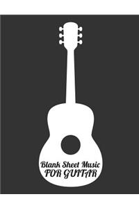 Blank Sheet Music For Guitar