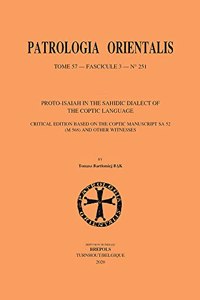 Proto-Isaiah in the Sahidic Dialect of the Coptic Language
