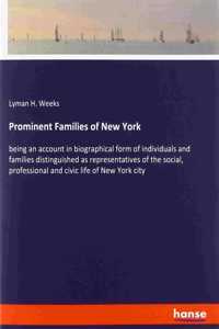 Prominent Families of New York