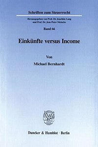 Einkunfte Versus Income