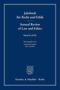 Jahrbuch Fur Recht Und Ethik / Annual Review of Law and Ethics