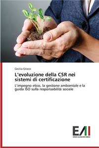 L'evoluzione della CSR nei sistemi di certificazione