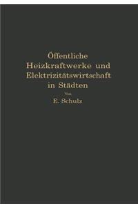 Öffentliche Heizkraftwerke Und Elektrizitätswirtschaft in Städten