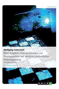 Drei mögliche Erfolgsfaktoren zur Strategiearbeit auf mittlerer polizeilicher Führungsebene
