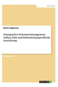 Strategisches Lieferantenmanagement. Aufbau, Ziele und lieferantentypspezifische Ausrichtung