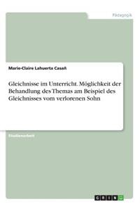 Gleichnisse im Unterricht. Möglichkeit der Behandlung des Themas am Beispiel des Gleichnisses vom verlorenen Sohn