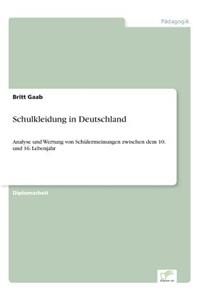 Schulkleidung in Deutschland