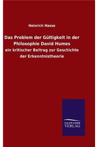 Problem der Gültigkeit in der Philosophie David Humes