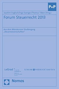 Forum Steuerrecht 2013
