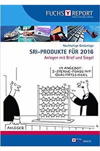 Nachhaltige Geldanlage: SRI-Produkte fur 2016