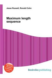 Maximum Length Sequence